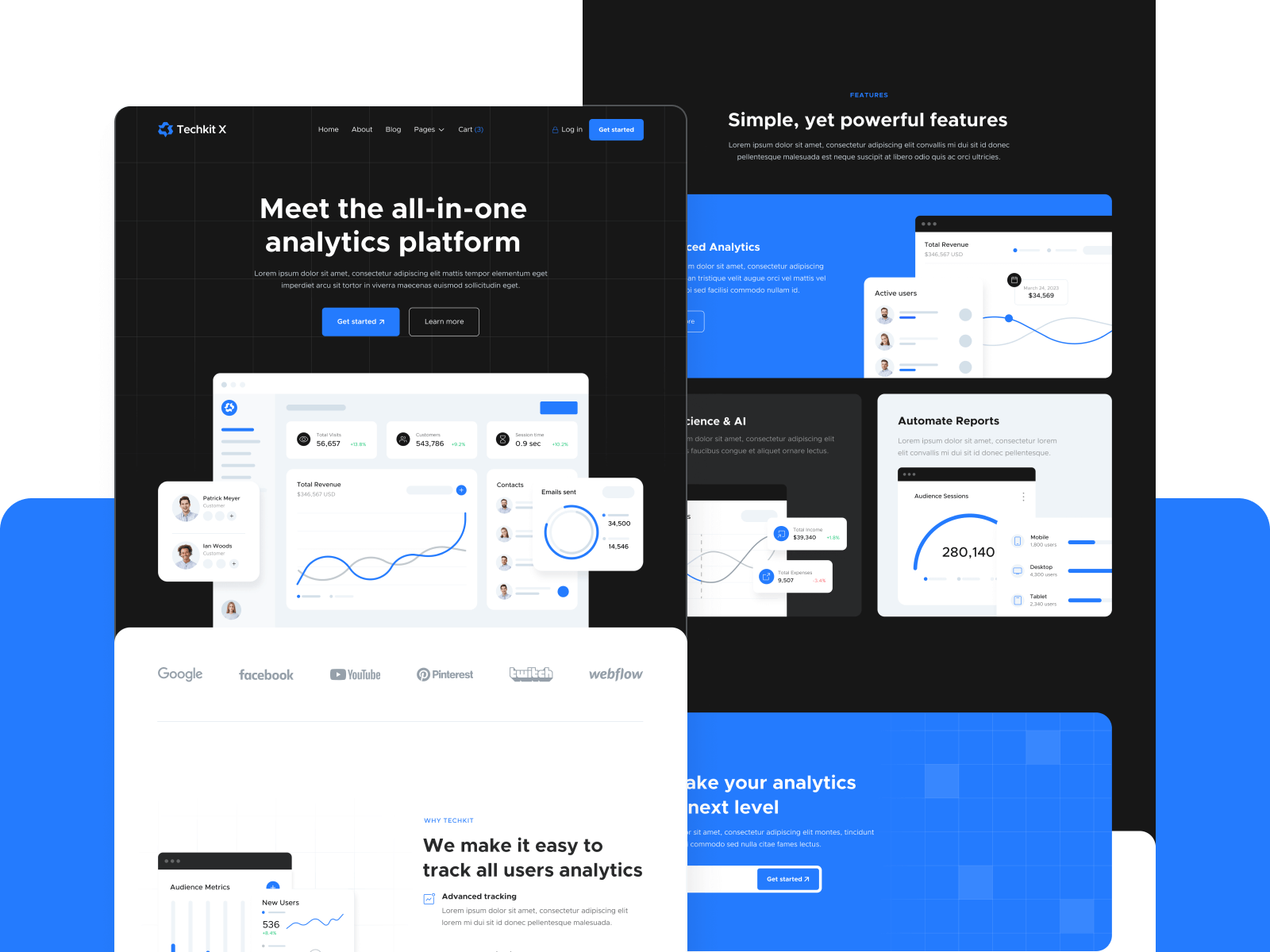 Template de Empresa Tech para Webflow