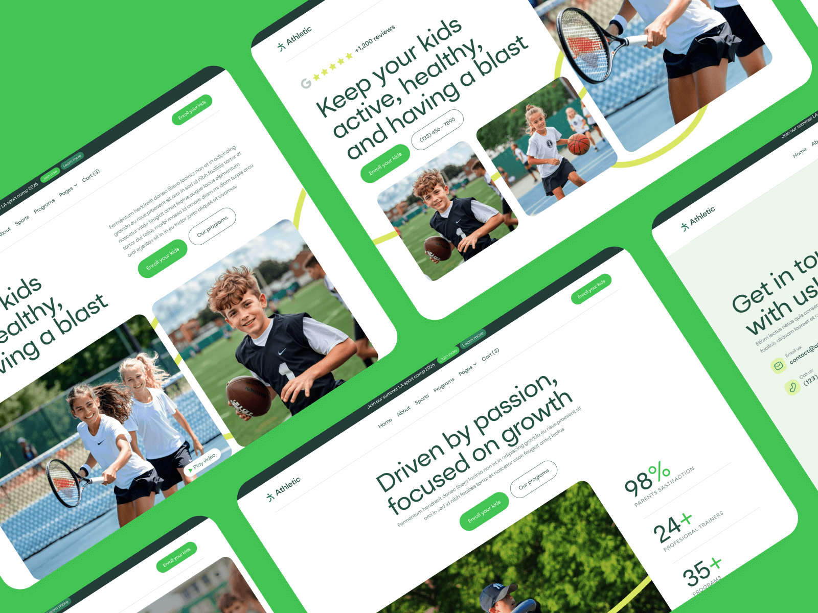 Plantilla para Webflow de Entrenamiento Deportivo