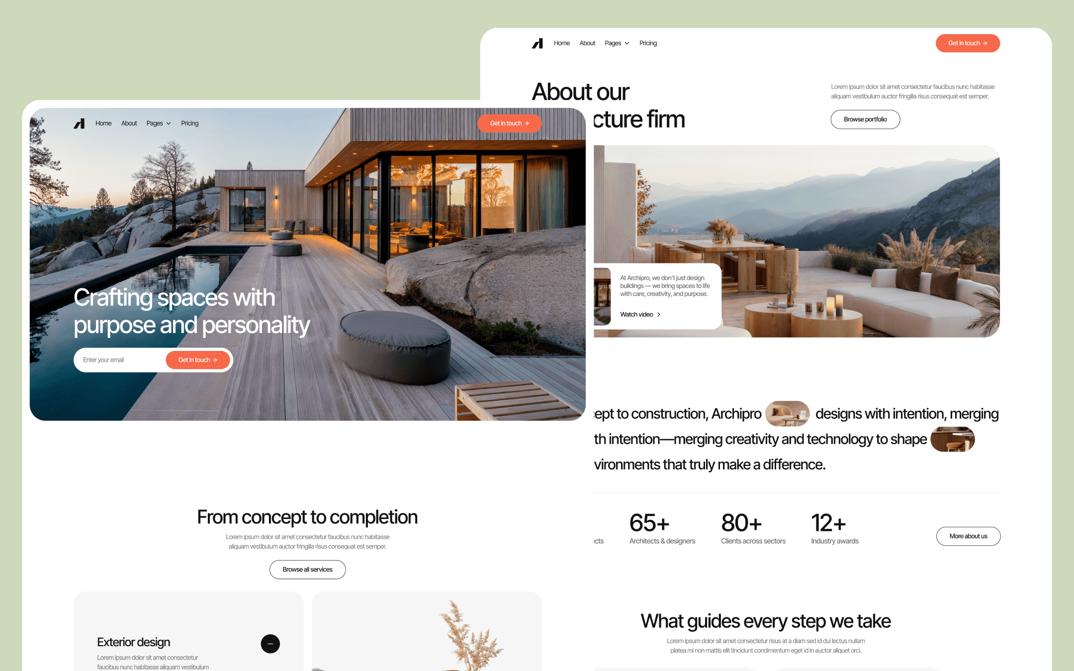Archipro Template para Webflow