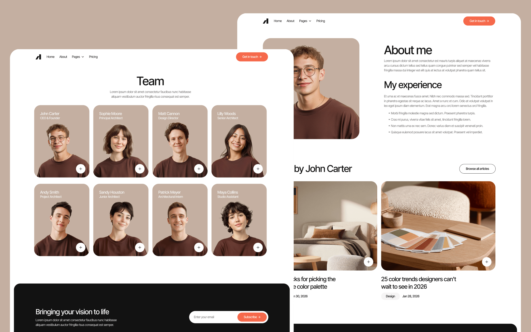 Archipro Template para Webflow