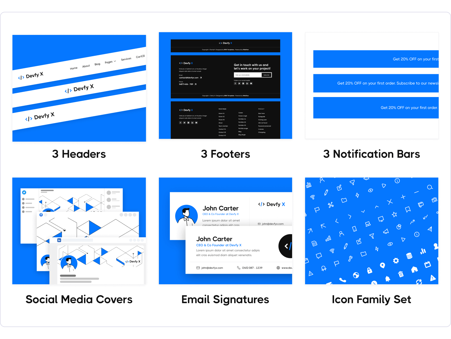 Devfy X - Development Agency Webflow Template Benefits