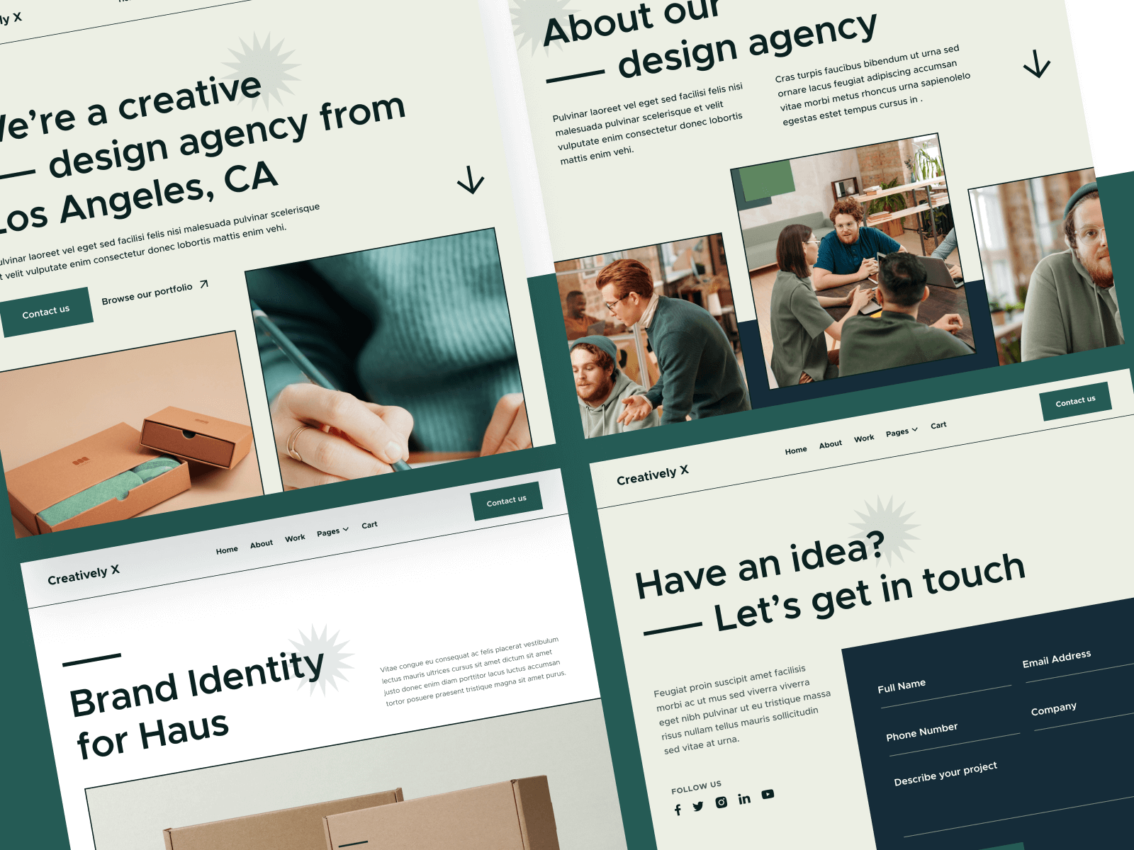 Plantilla para Webflow de Agencia de Diseño