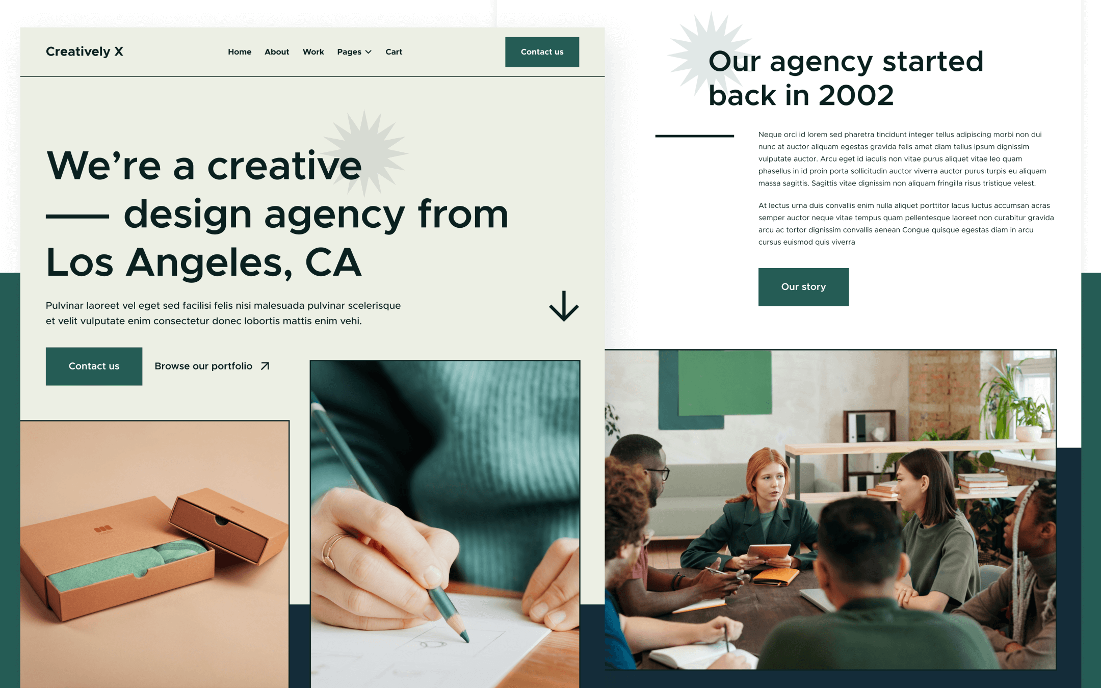 Plantilla de Agencia de Diseño para Webflow