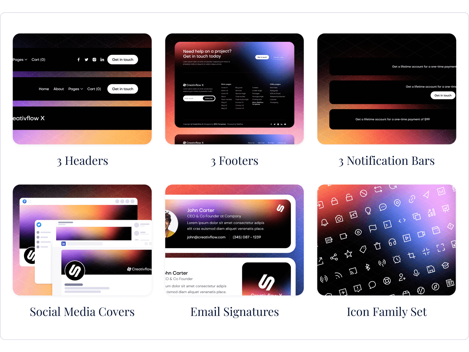 Creativflow X - Marketing Agency Webflow Template Benefits