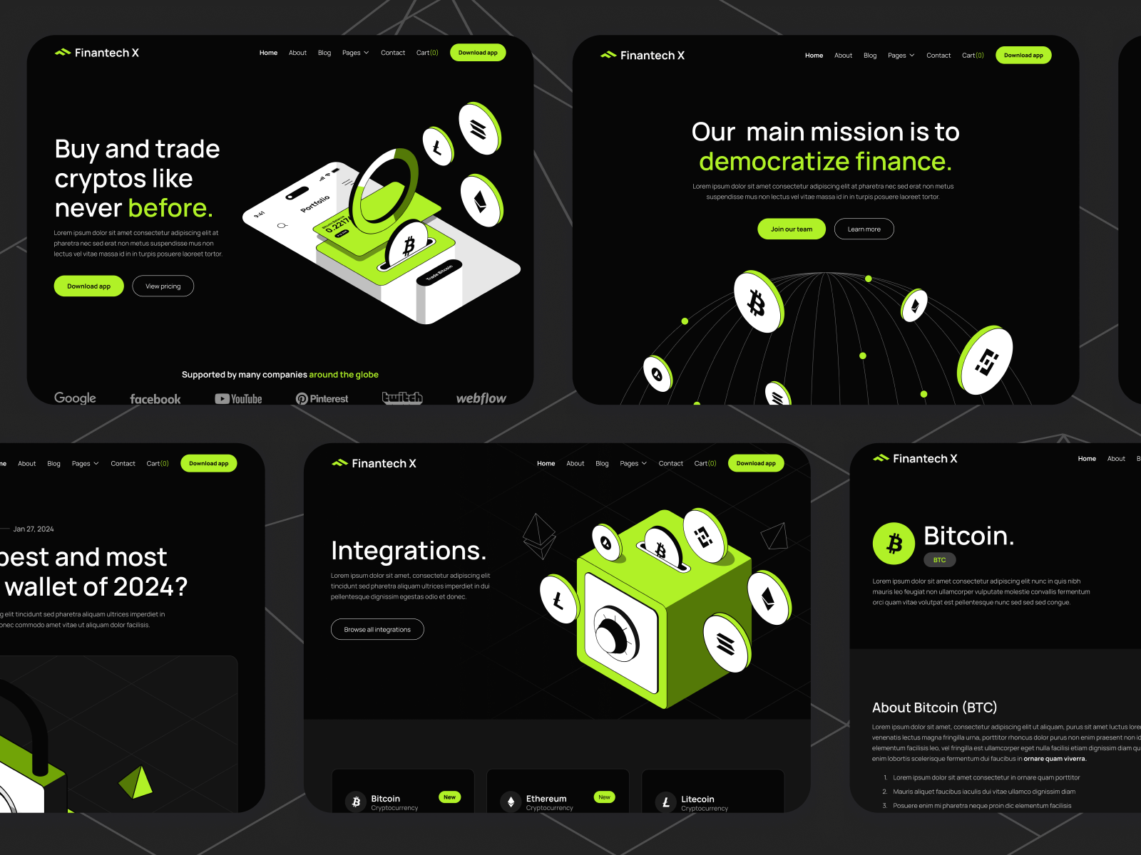 Plantilla de Startup de Finanzas para Webflow