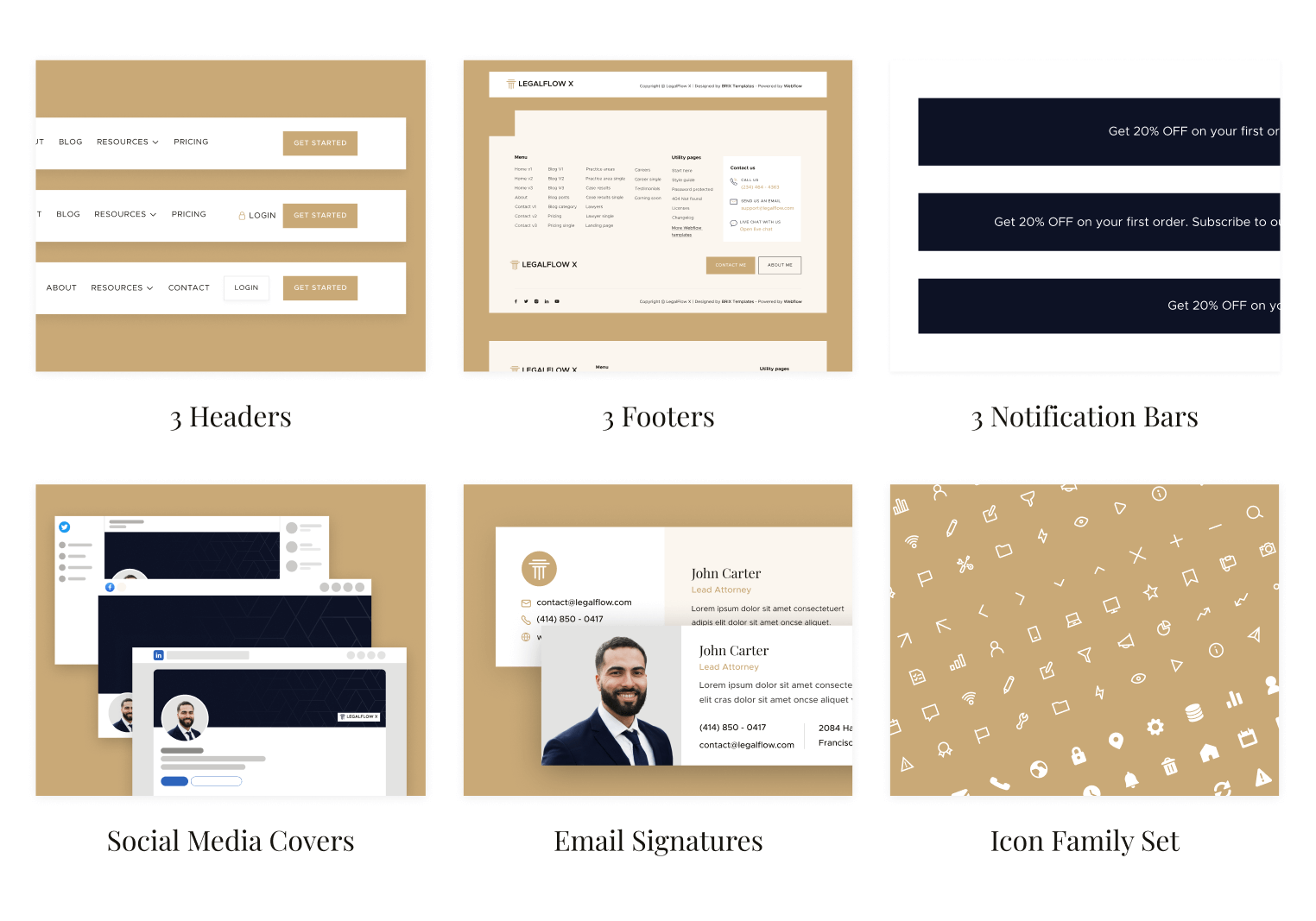LegalFlow X - Lawyers Webflow Template Benefits