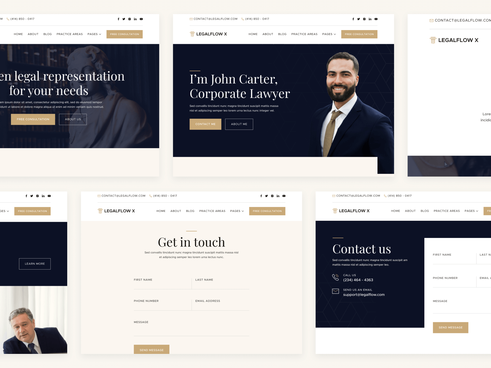 Plantilla de Firma de Abogados para Webflow