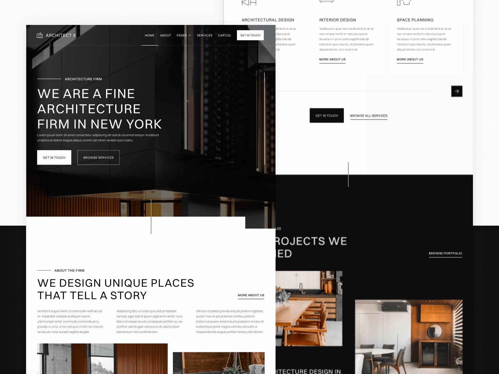 Plantilla de Firma de Arquitectos para Webflow