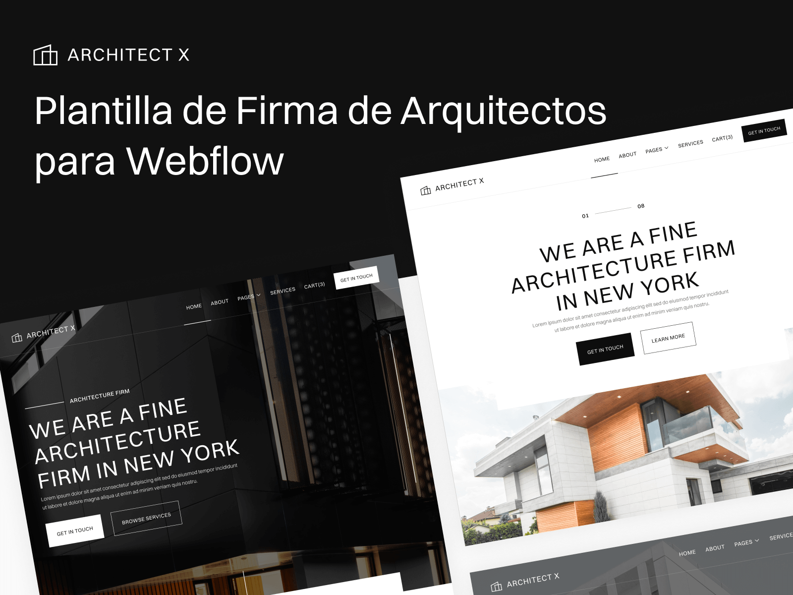 Plantilla de Firma de Arquitectos para Webflow