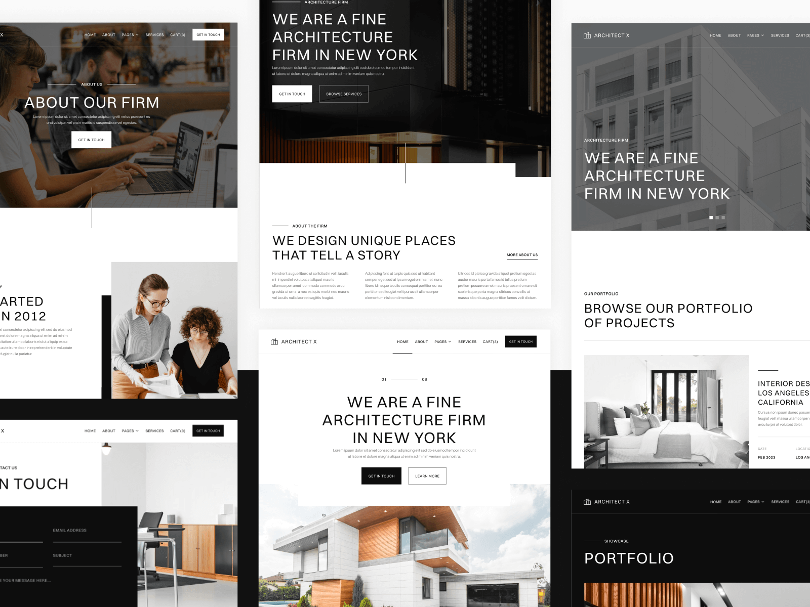 Plantilla para Webflow de Firma de Arquitectos