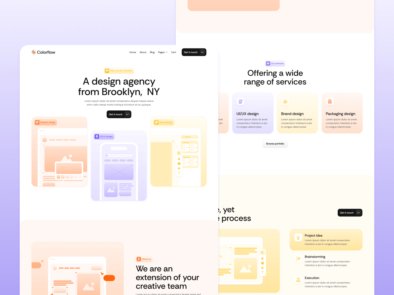 Plantilla de Firma de Diseño para Webflow
