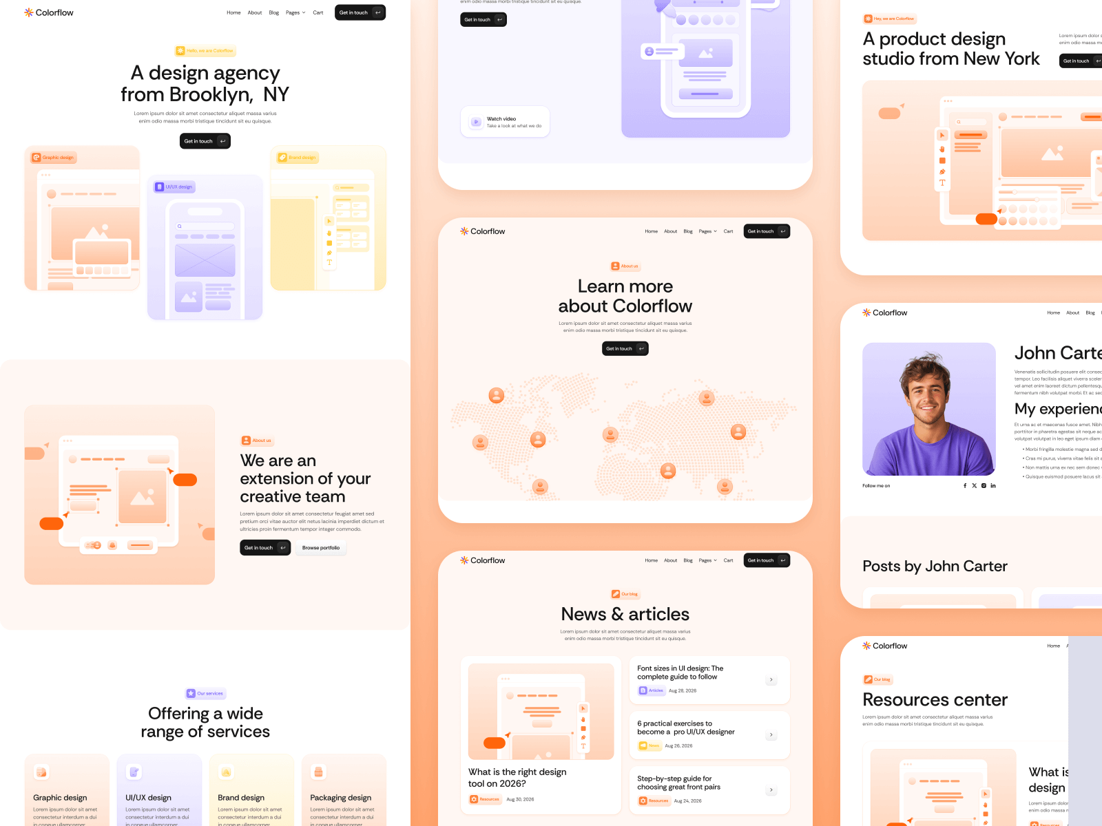 Plantilla de Consultoría de Diseño para Sitio Web en Webflow