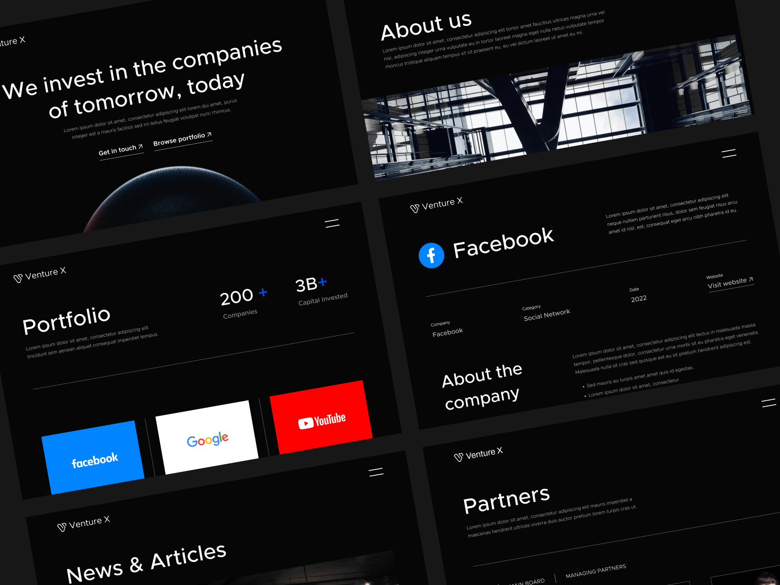 Plantilla para Webflow de Firma de Inversión