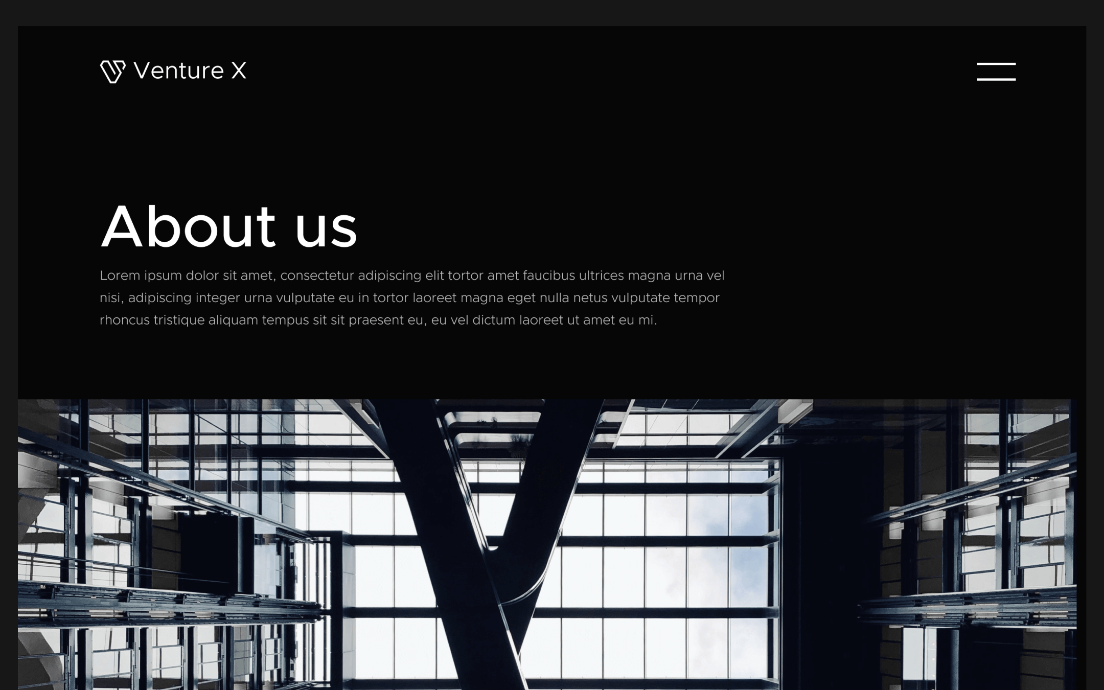 Venture X Template para Webflow