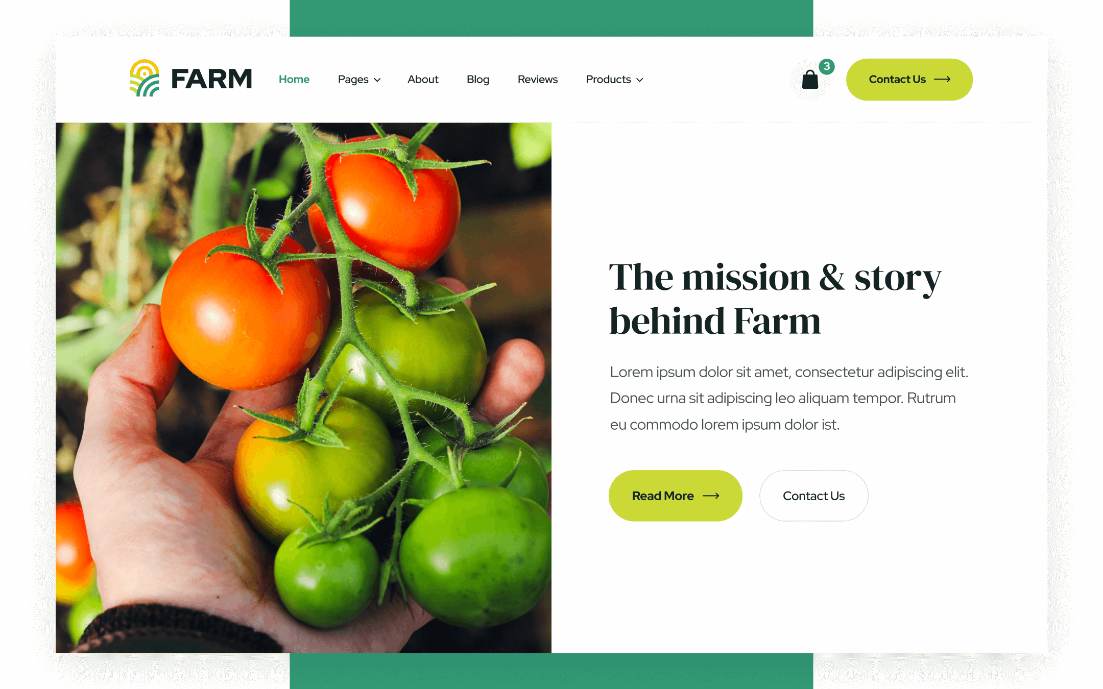 Farm Template para Webflow