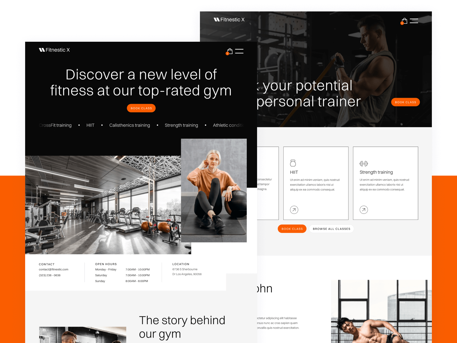 Template de Gym para Webflow