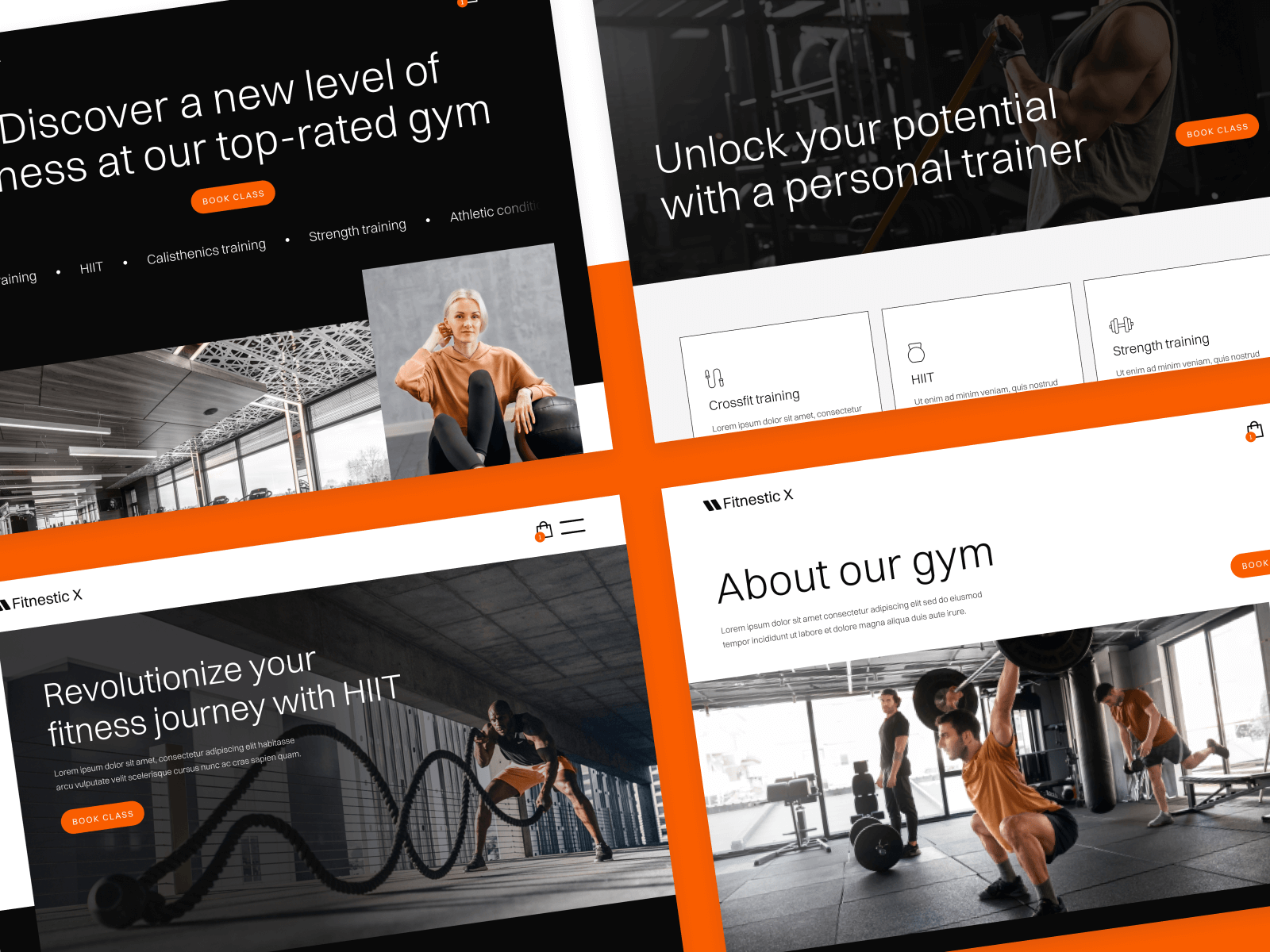 Plantilla para Webflow de Gimnasio