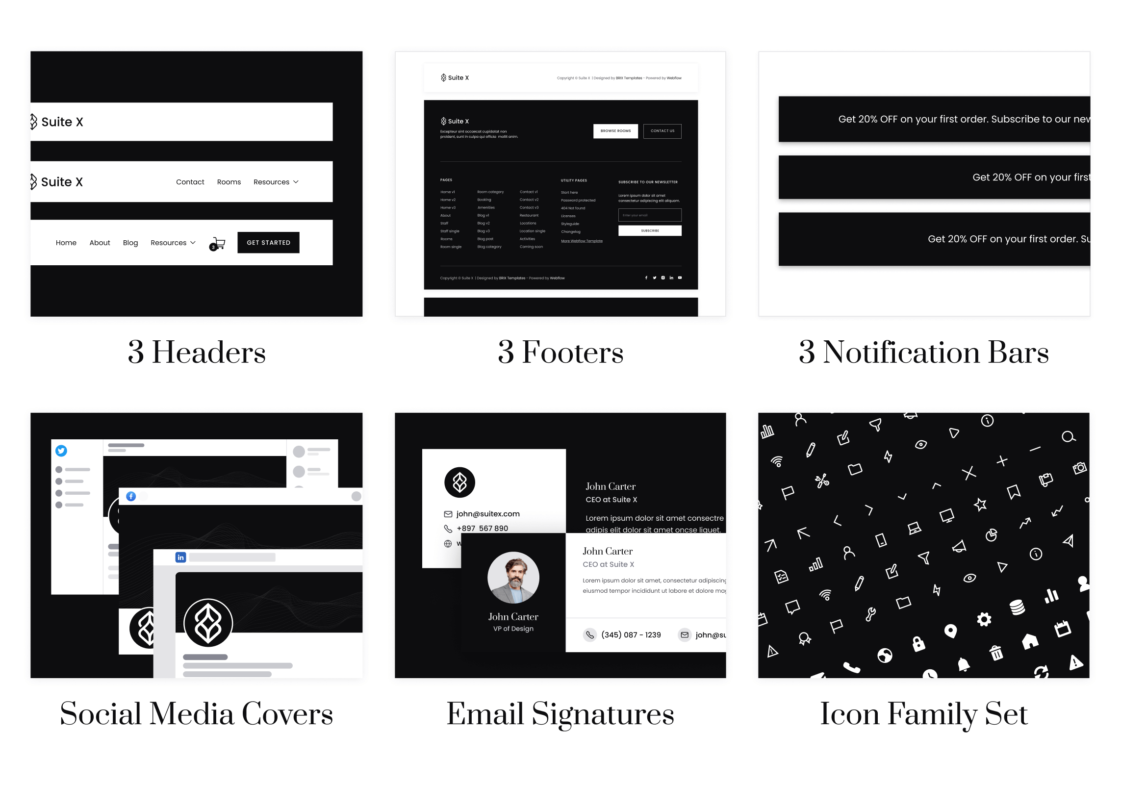 Suite X - Hotel Weblow Template Benefits