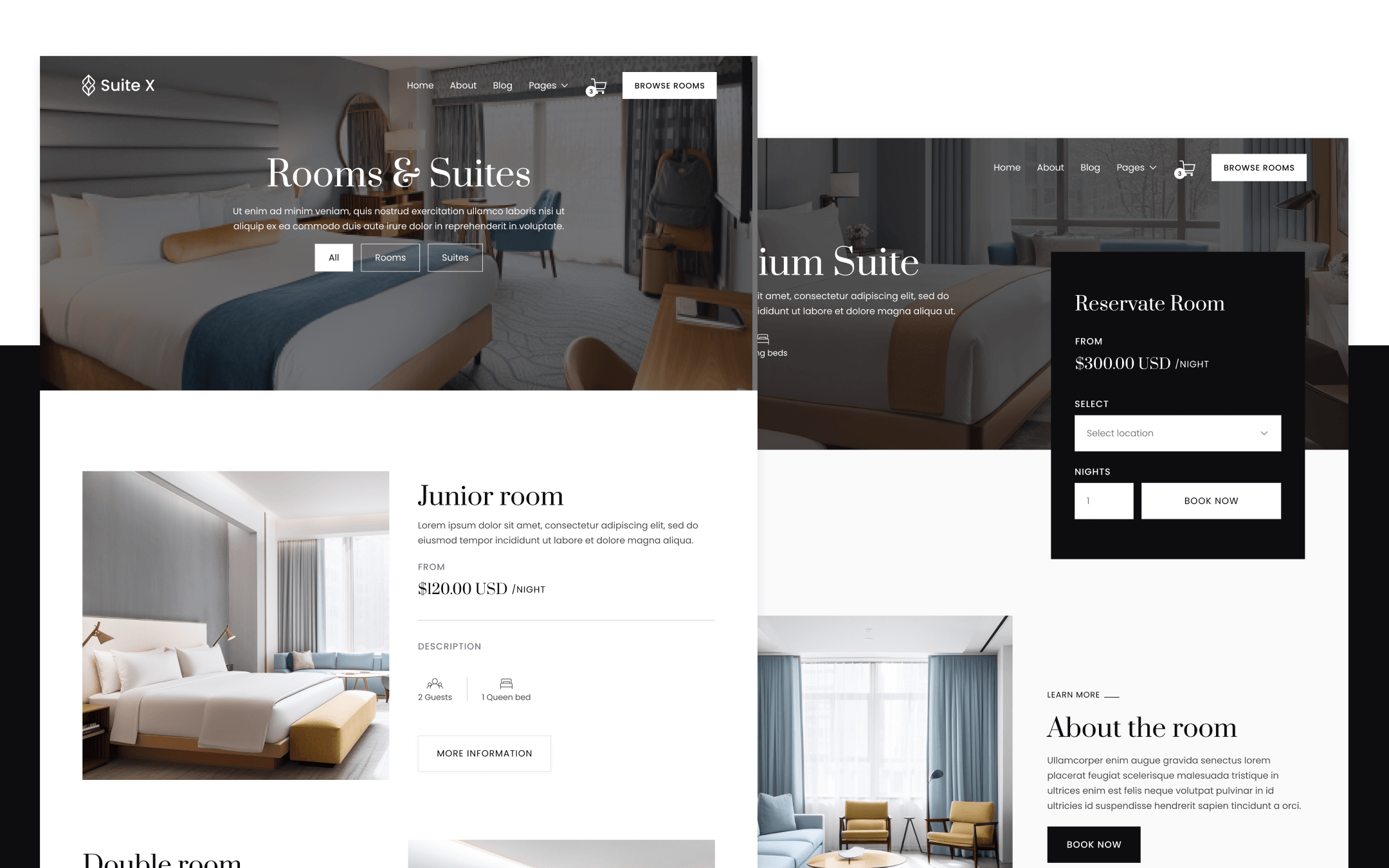 Suite X Template para Webflow