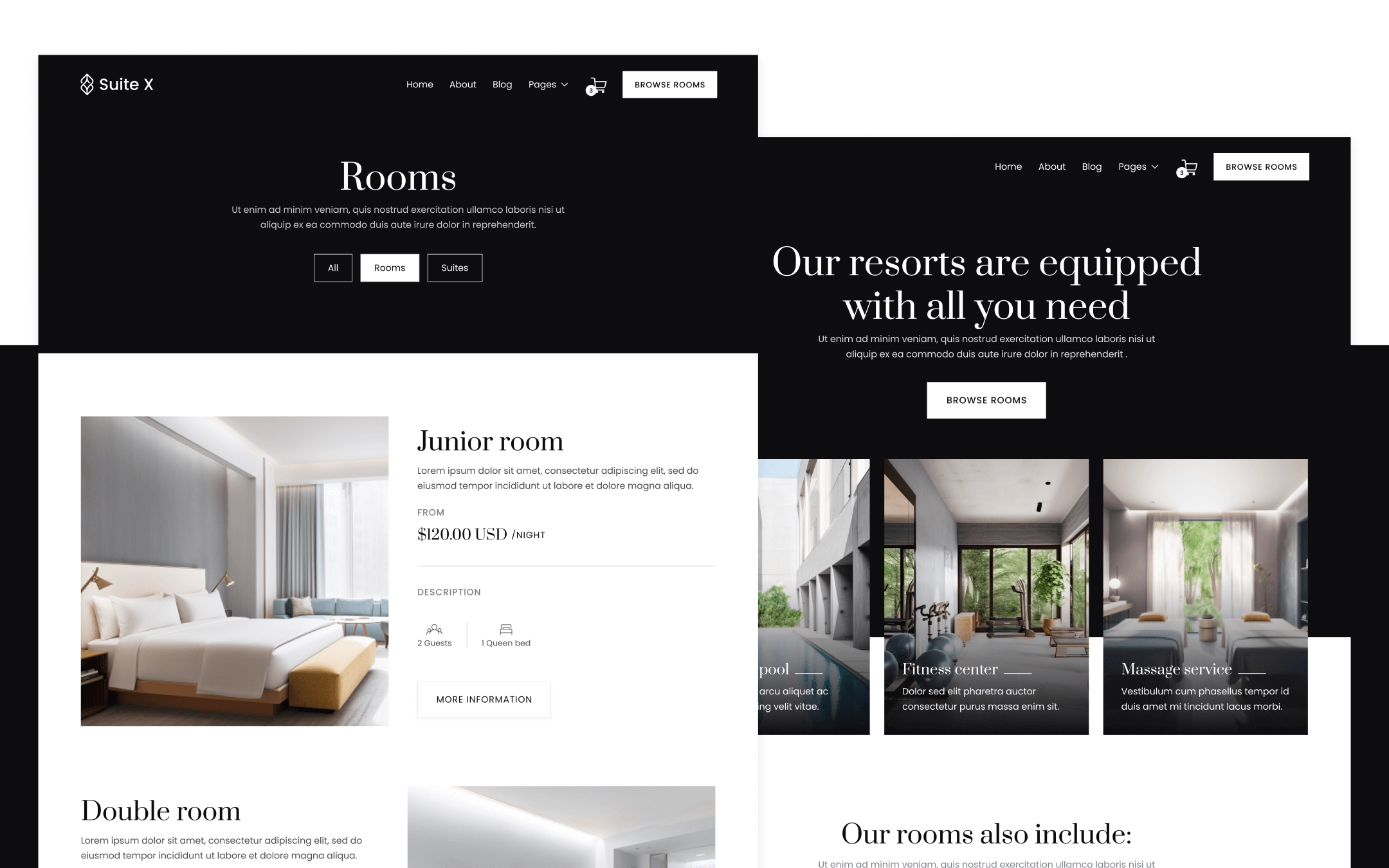 Suite X Template para Webflow