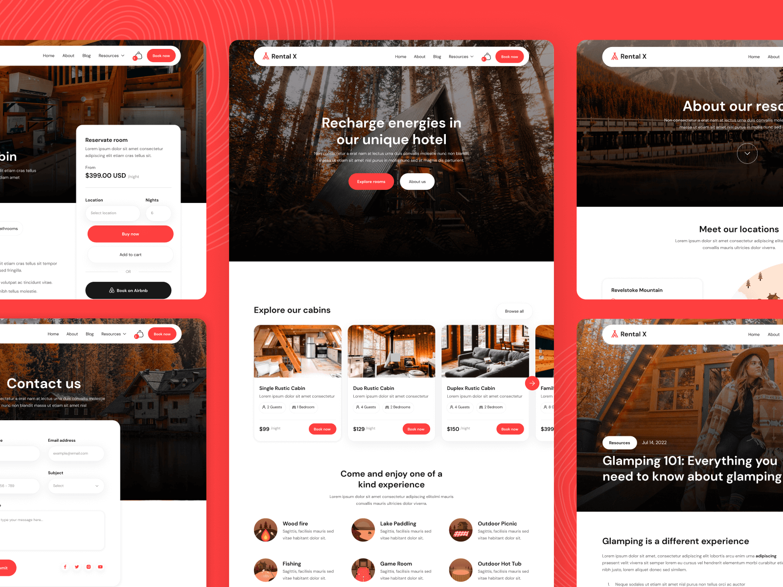 Plantilla de Hostal para Webflow