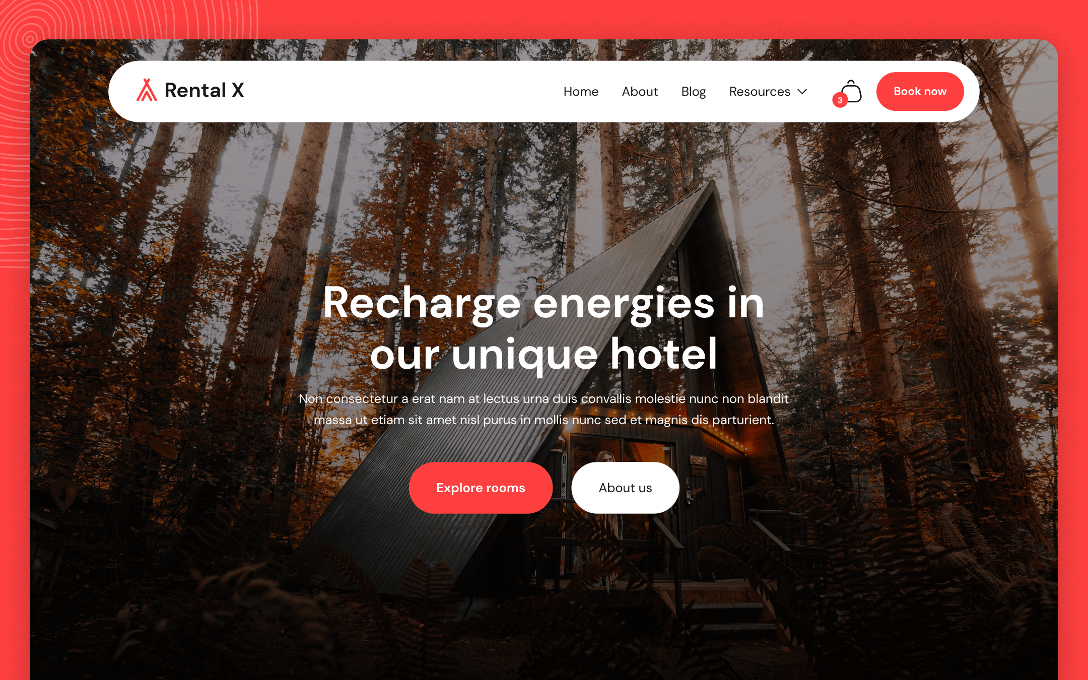 Plantilla de Hotel para Webflow
