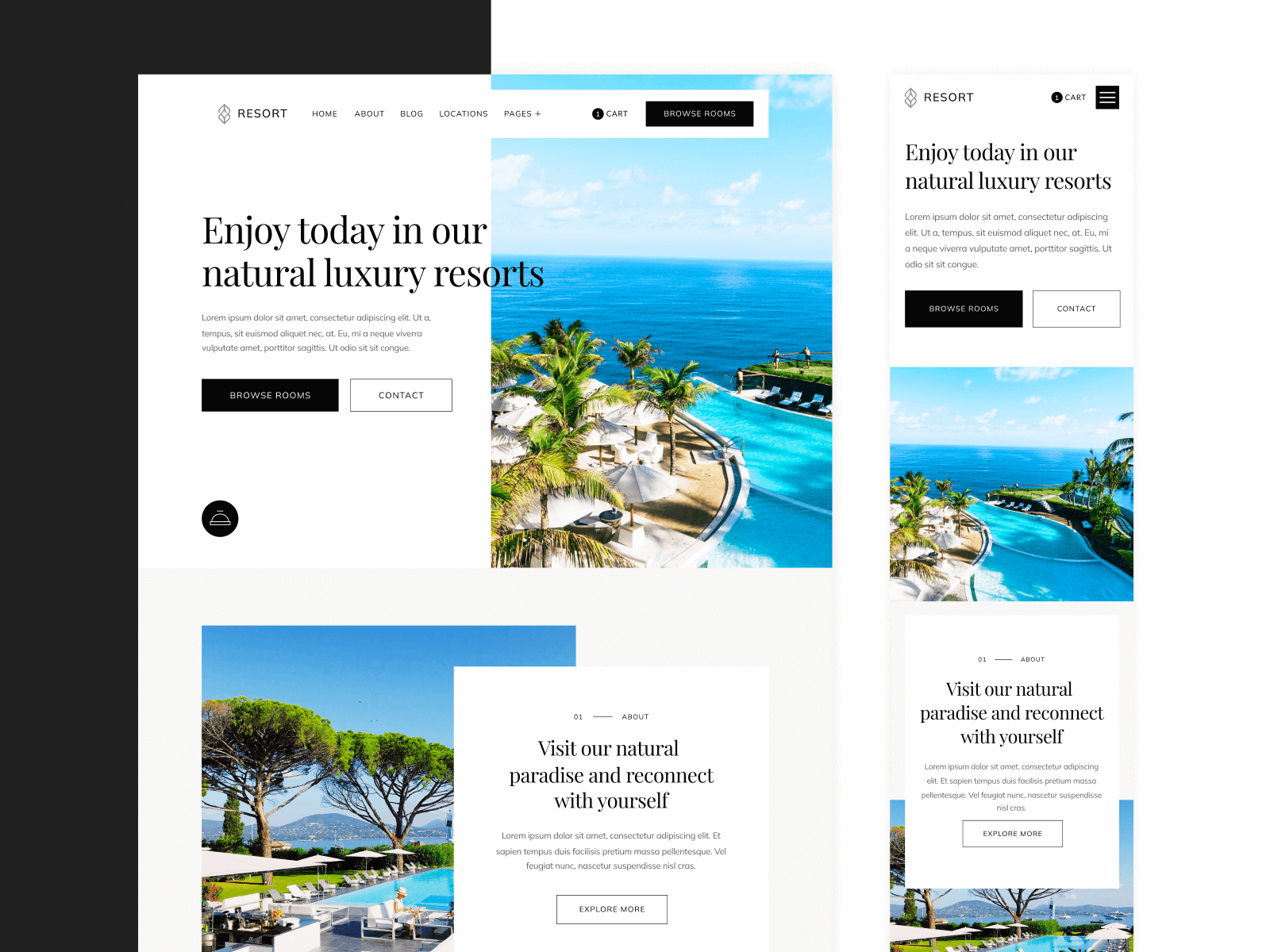 Template de Turismo para Webflow