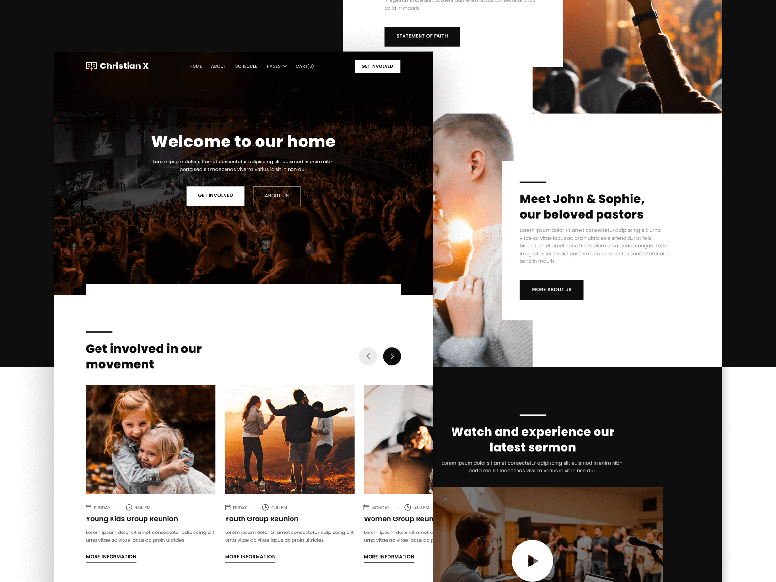 Plantilla de Iglesia para Webflow