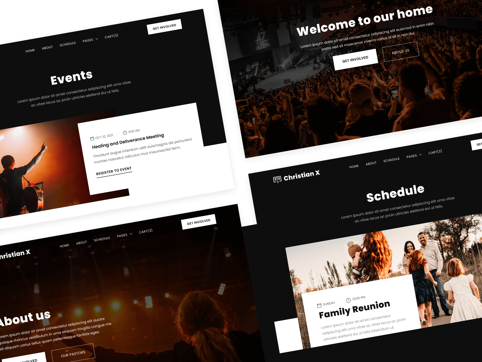 Plantilla para Webflow de Iglesia
