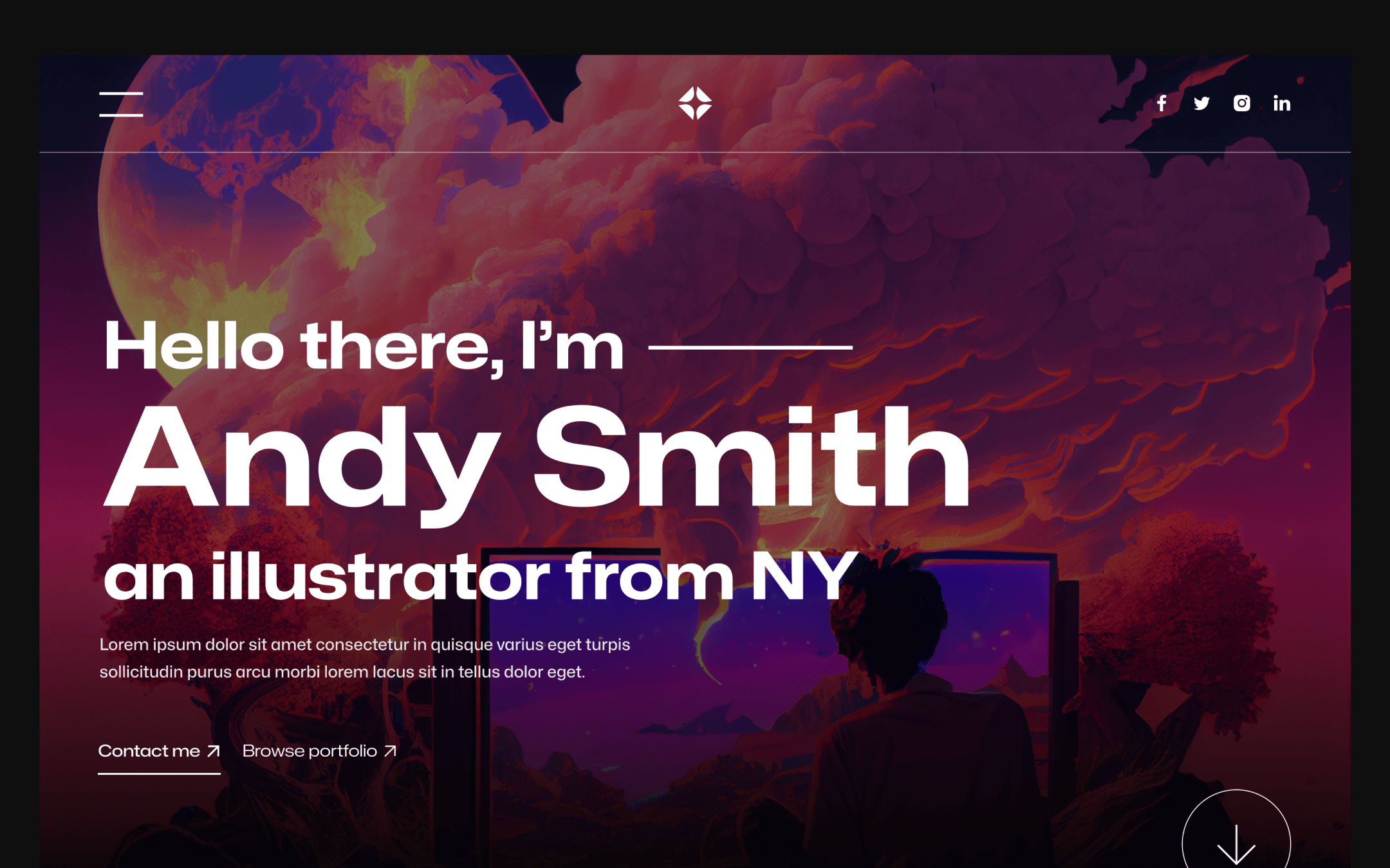 Plantilla de Illustrator para Webflow