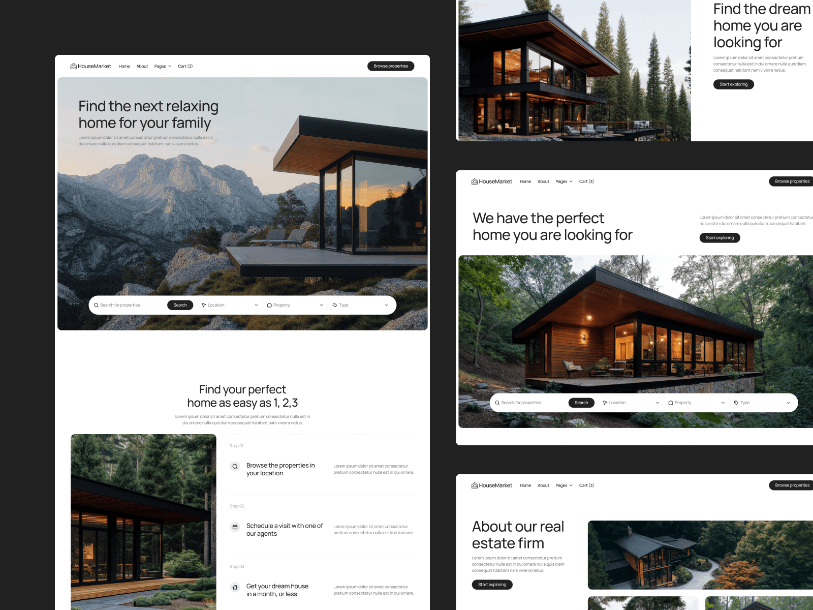 Plantilla de Bienes Raíces para Sitio Web en Webflow