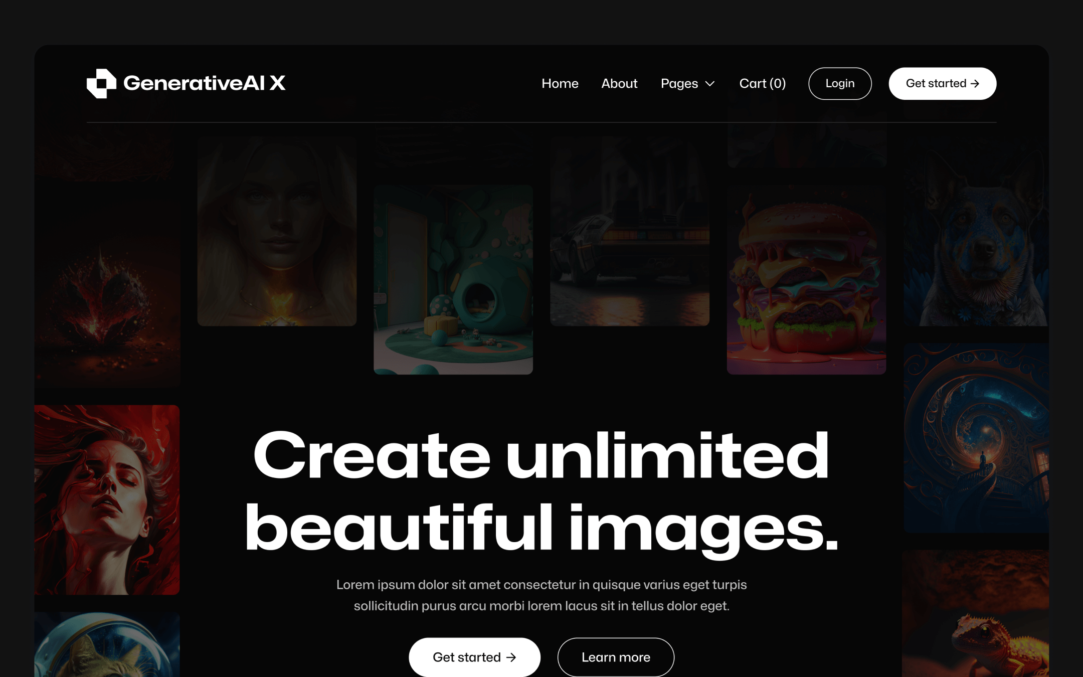 Plantilla de Inteligencia Artificial para Webflow