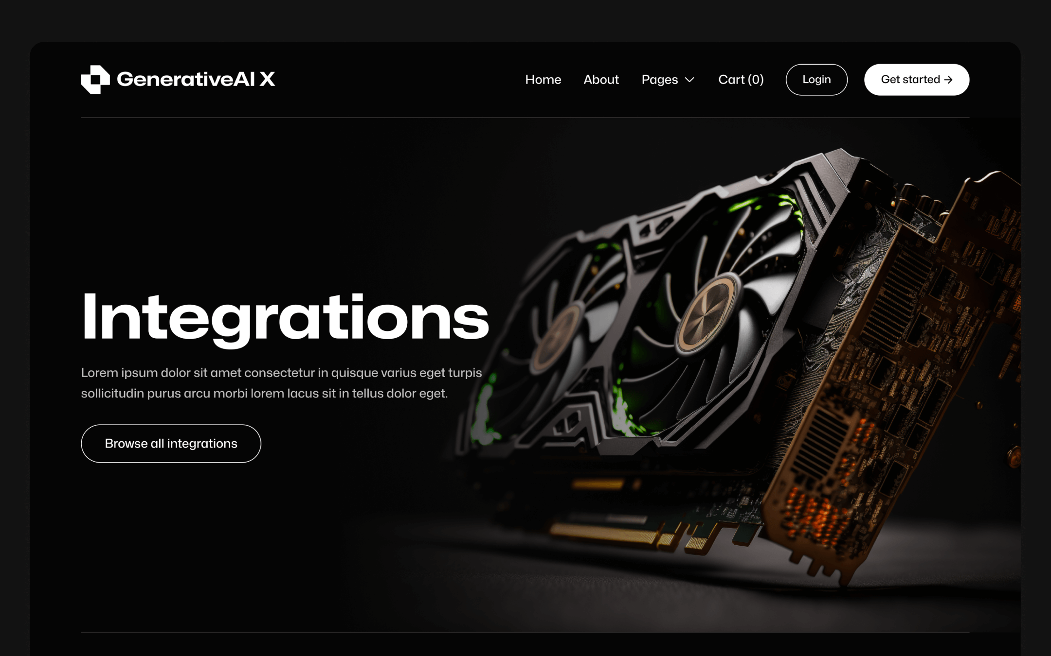 GenerativeAI Template para Webflow