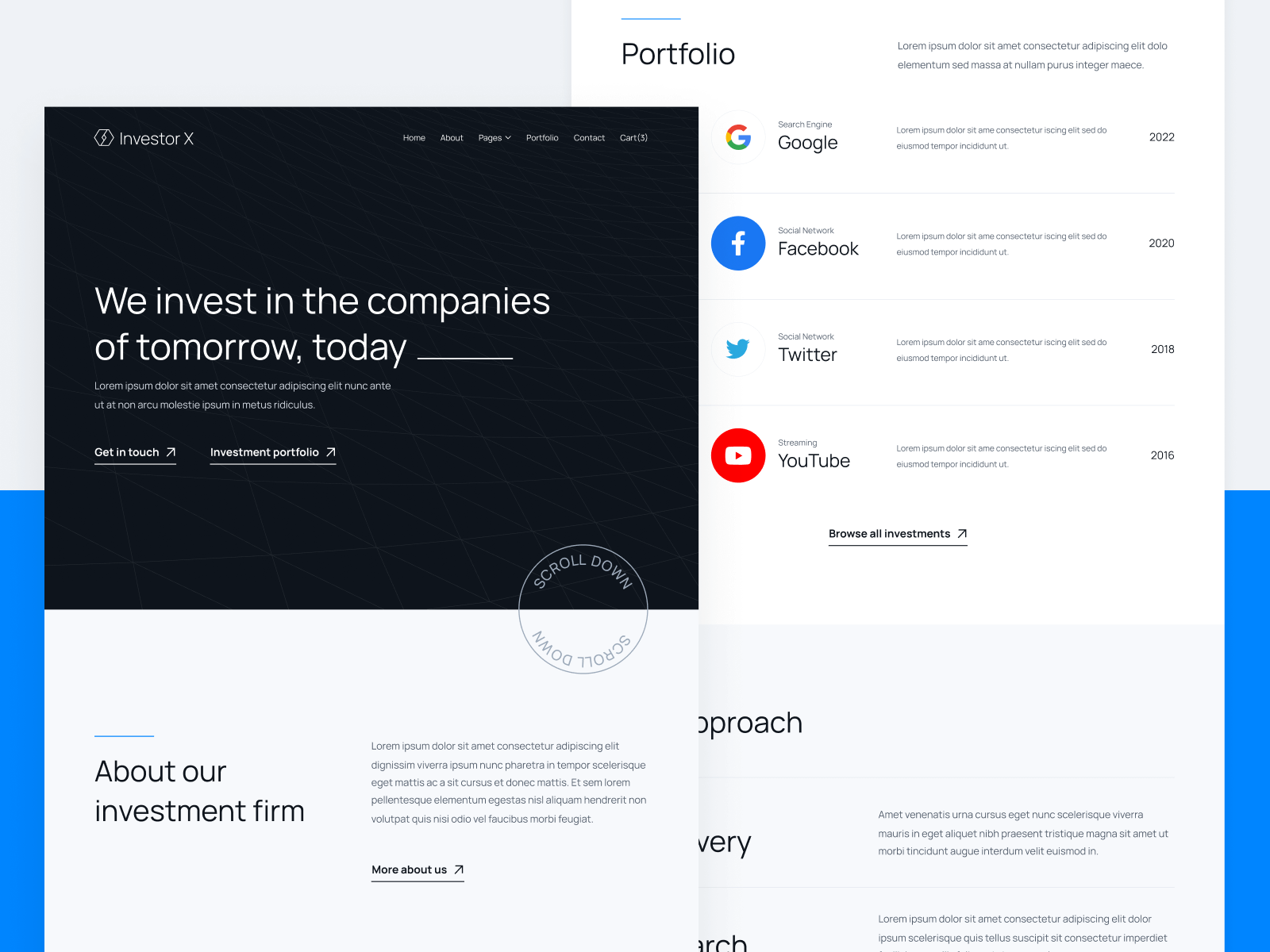 Template de Inversiones para Webflow