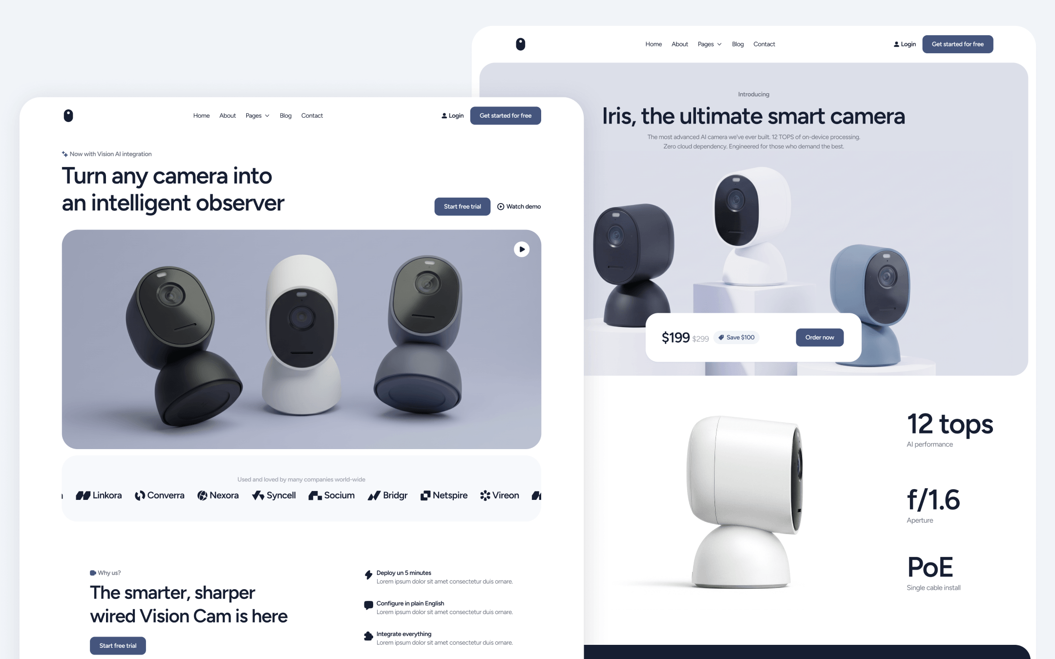 VisionIO Template para Webflow
