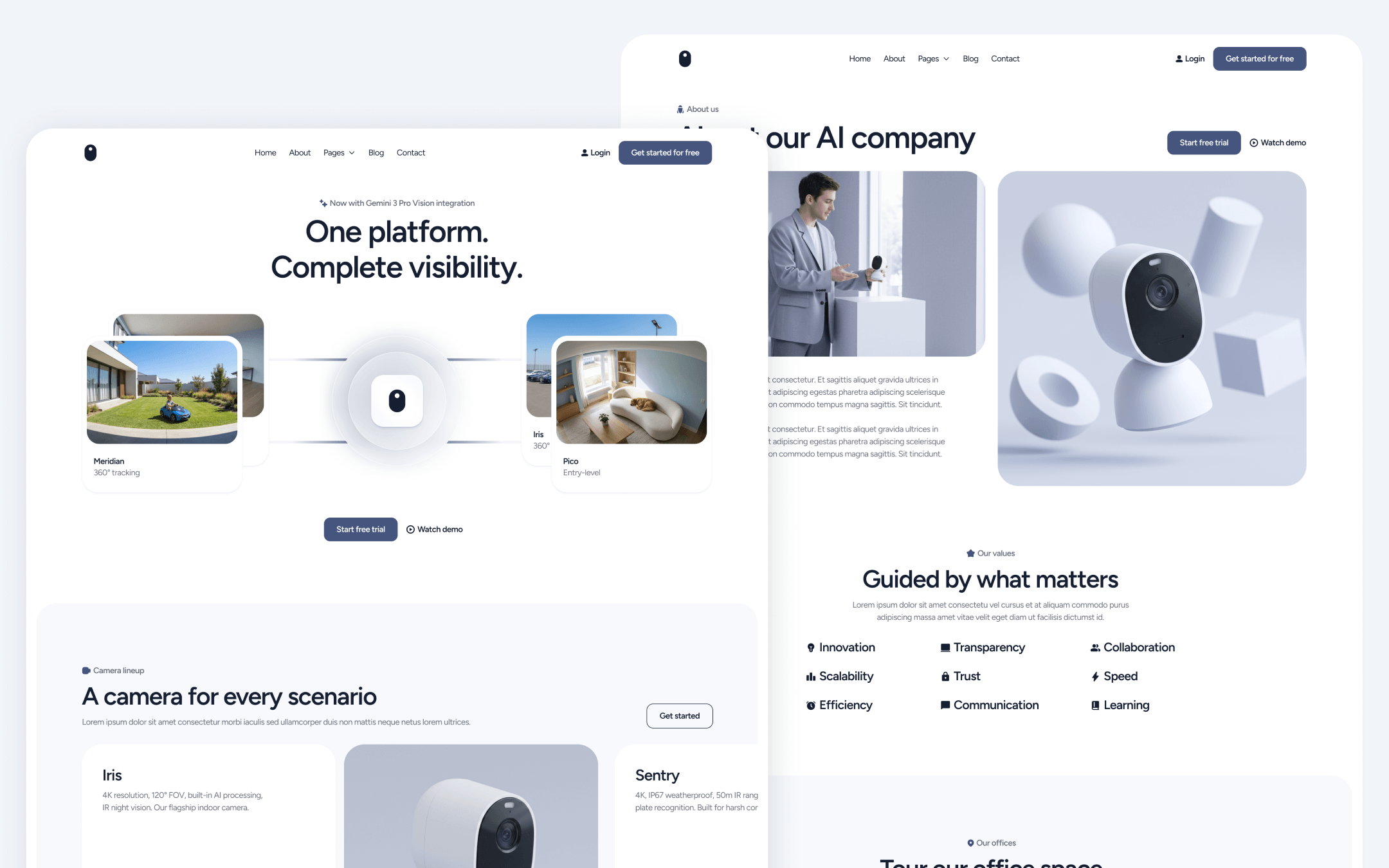 VisionIO Template para Webflow
