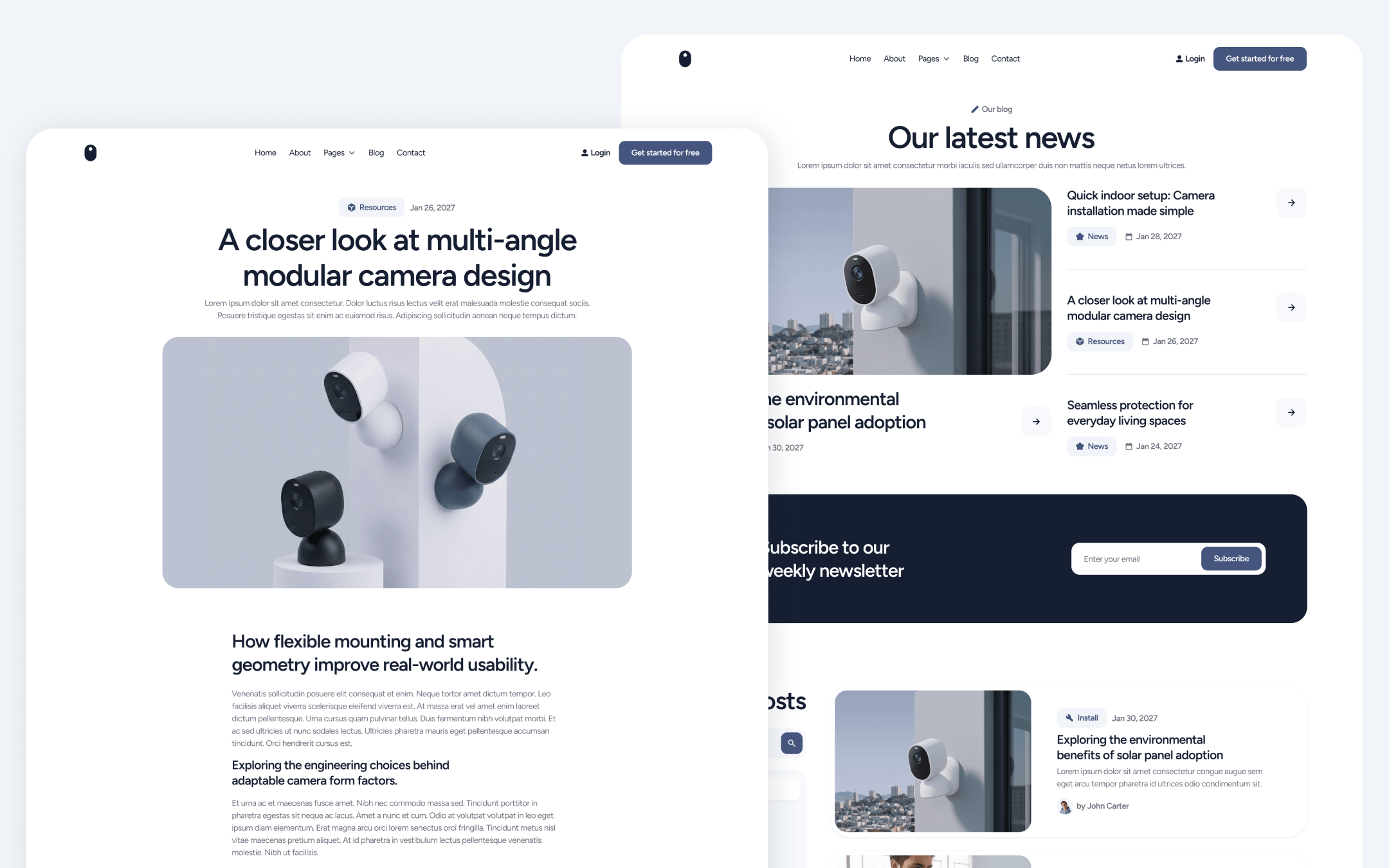 VisionIO Template para Webflow