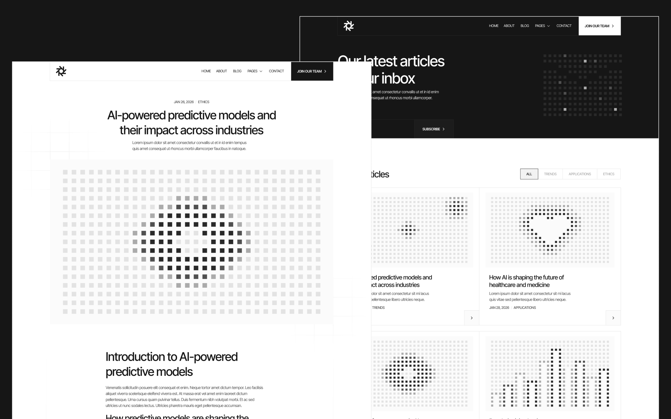 QuantumLab Template para Webflow