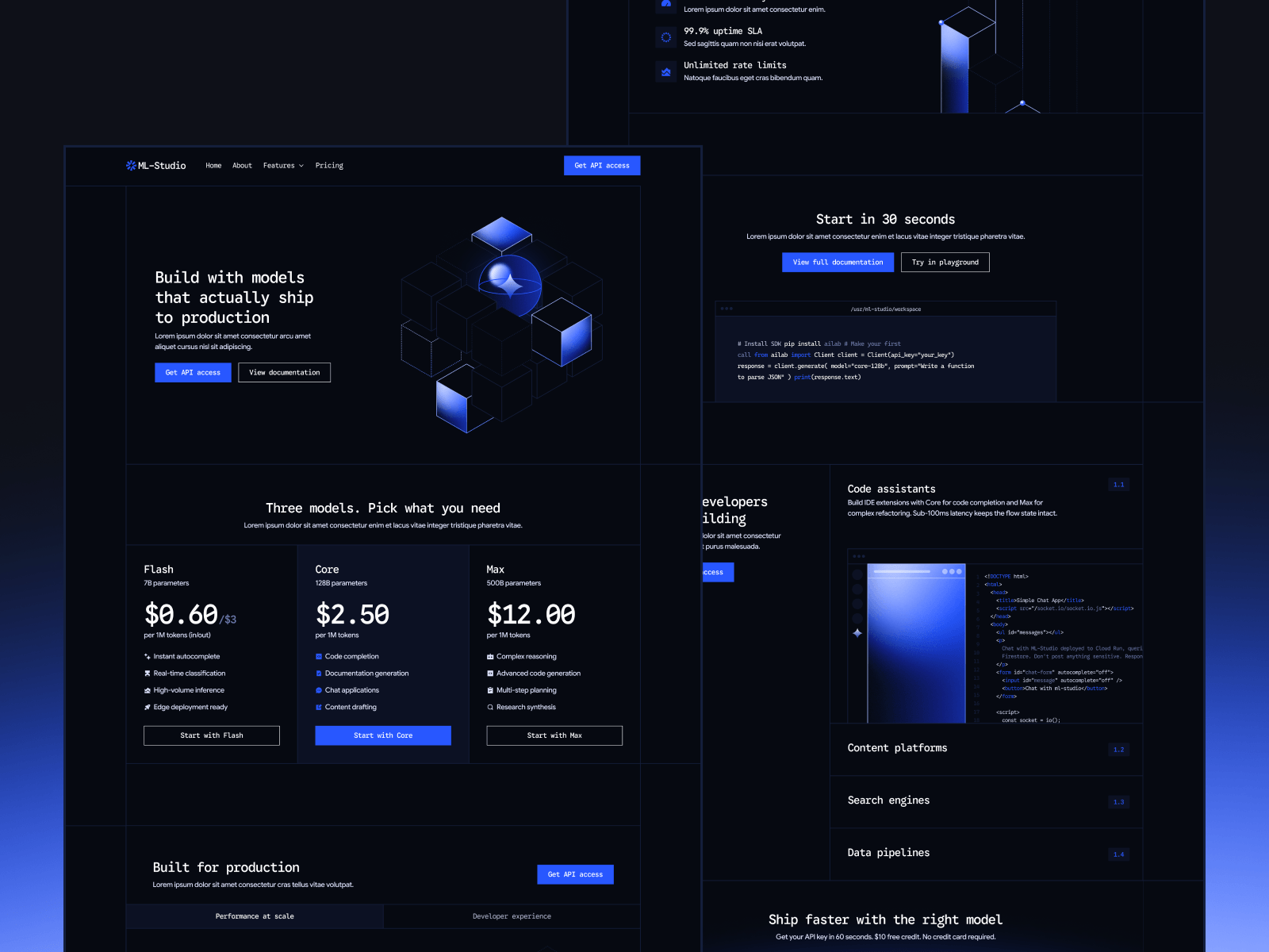 Template de Laboratorio de IA para Webflow