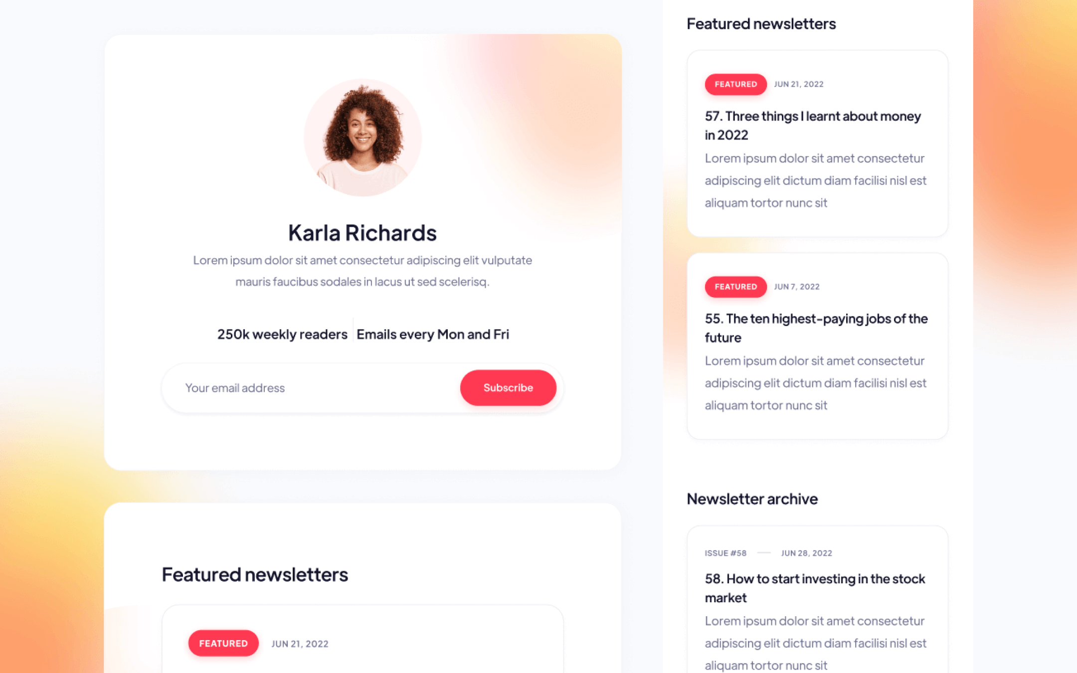 Links X Template para Webflow