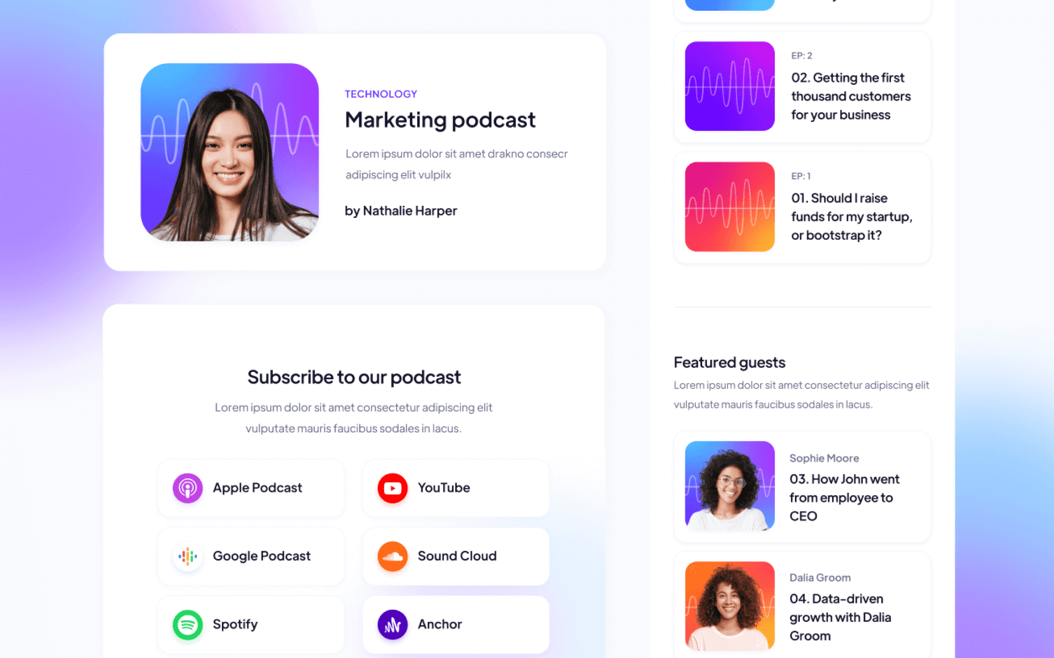 Links X Template para Webflow