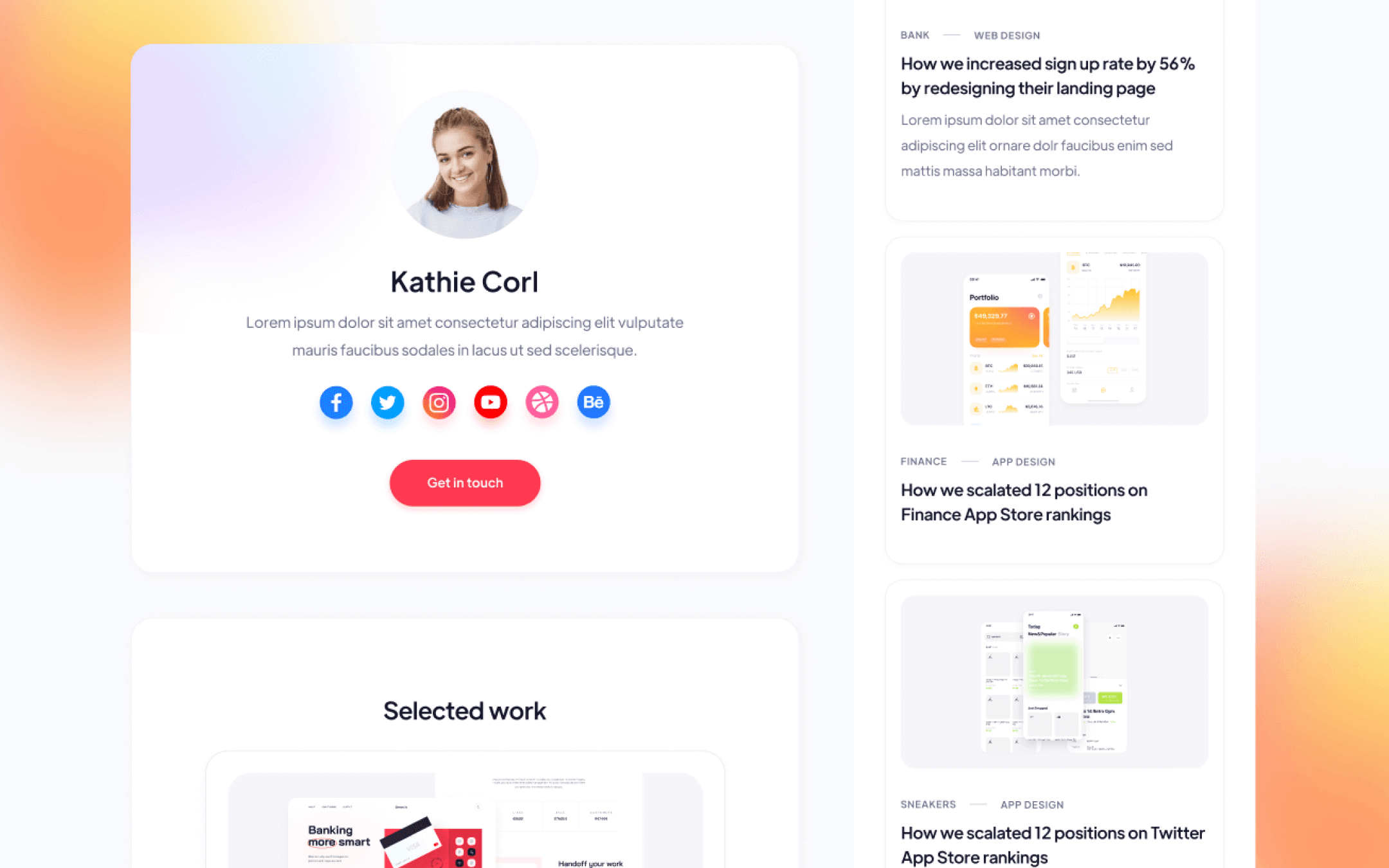 Links X Template para Webflow