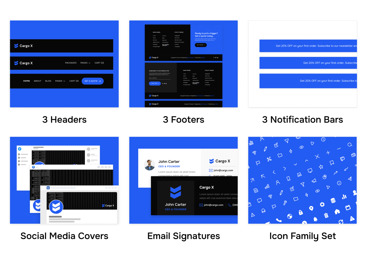 Cargo Freight Webflow Template Benefits