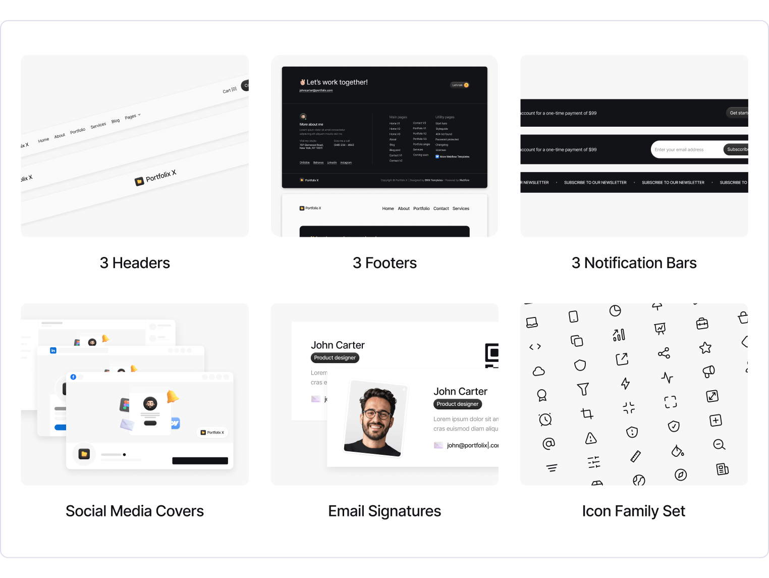 Portfolix X - Personal Portfolio Webflow Template Benefits
