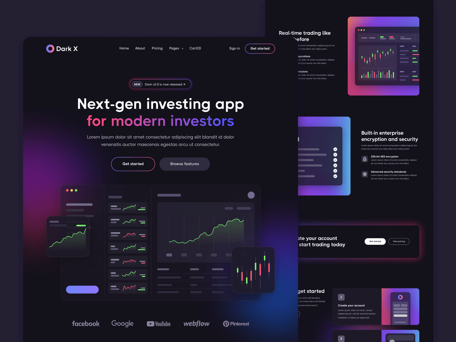 Template de Modo Noche para Webflow