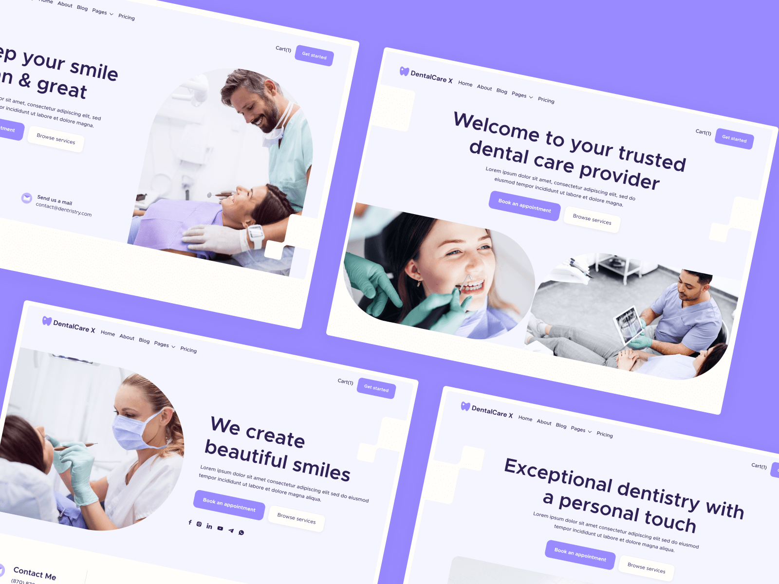 Plantilla para Webflow de Odontología