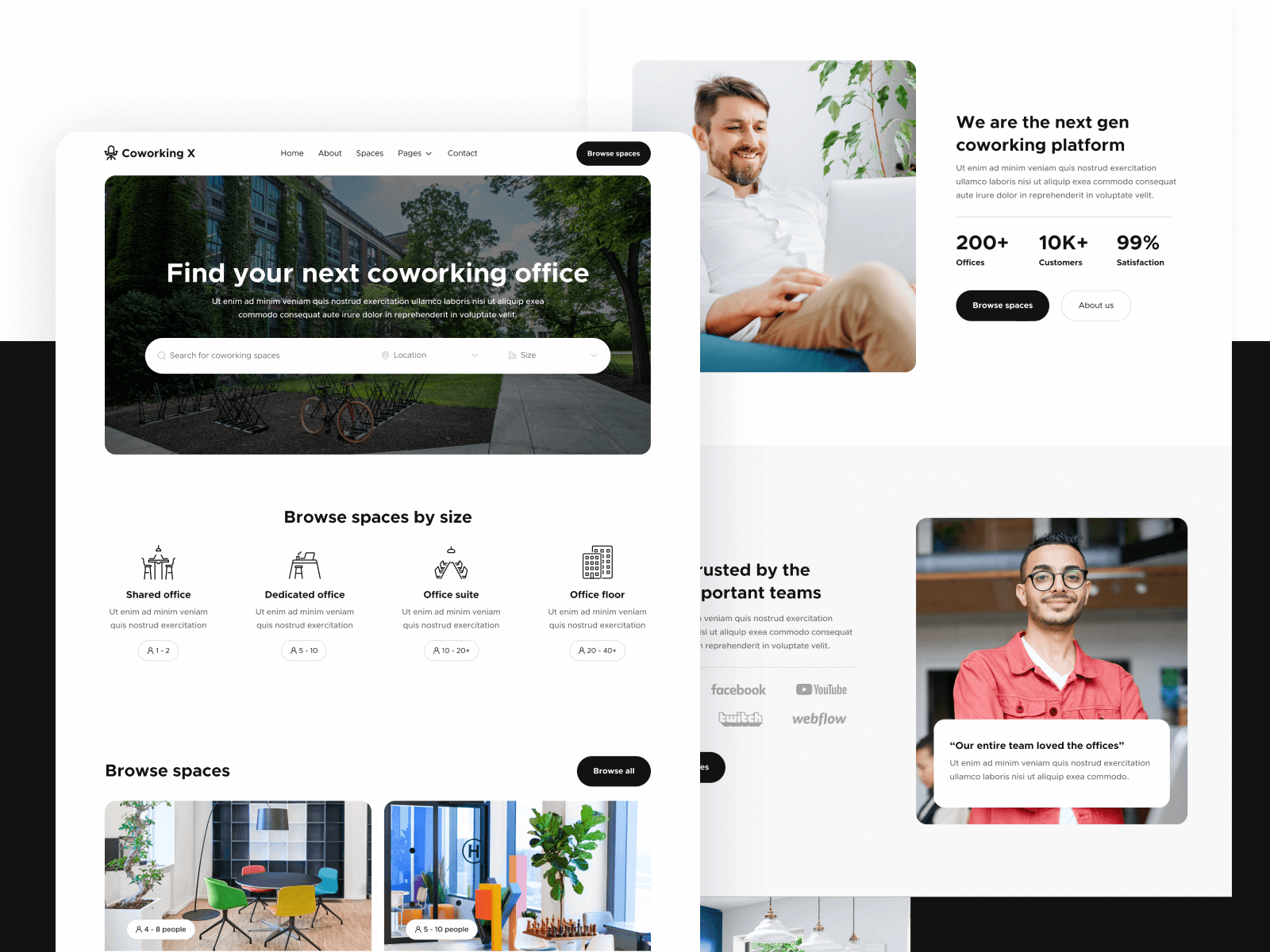 Template de Renta de Oficinas para Webflow