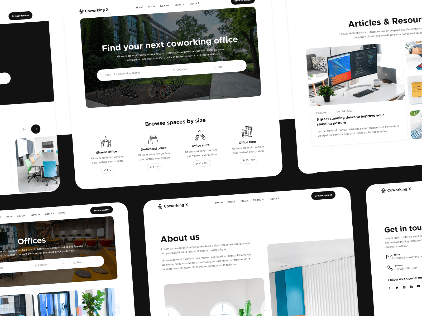 Plantilla para Webflow de Oficinas