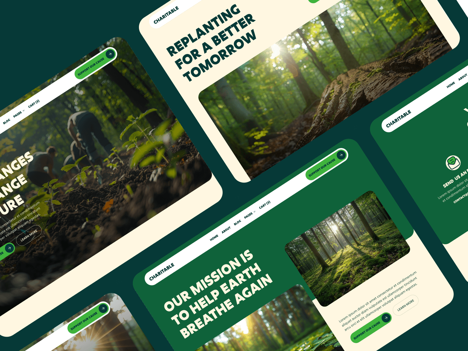 Plantilla de Fundación para Sitio Web en Webflow