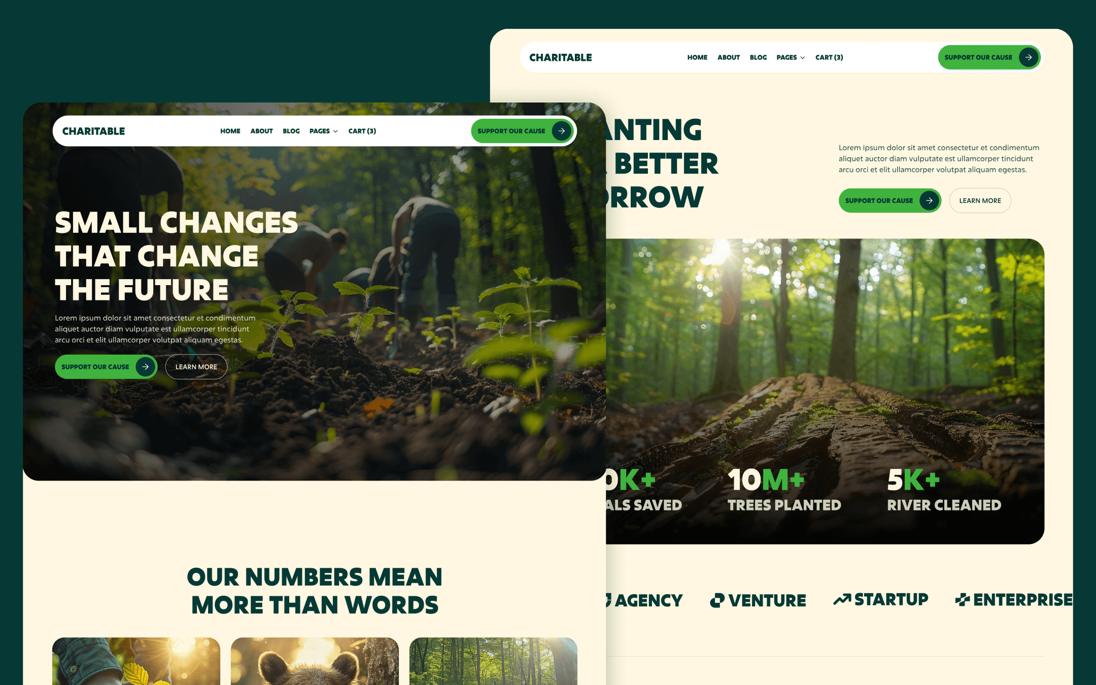 Charitable Template para Webflow